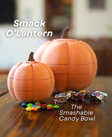 Smack O'Lantern: Smashable Pumpkin Candy Bowl