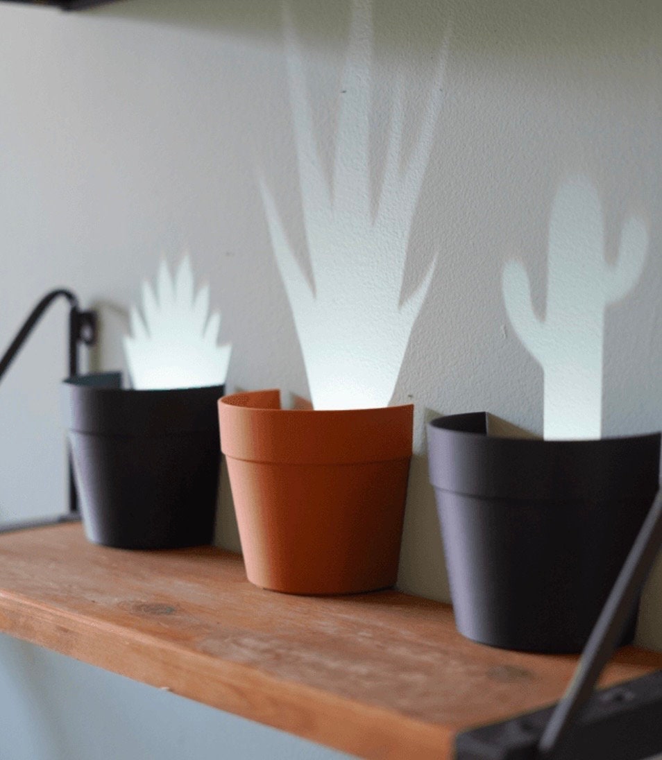 Garden Graveyard - Plant Pot Light Projections for people that kill their plants