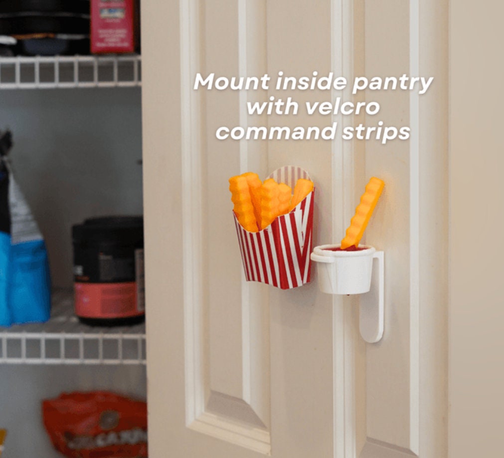 French Fry Snack Sealers with included Ketchup Cannon for Snack Stealers