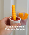 French Fry Snack Sealers with included Ketchup Cannon for Snack Stealers