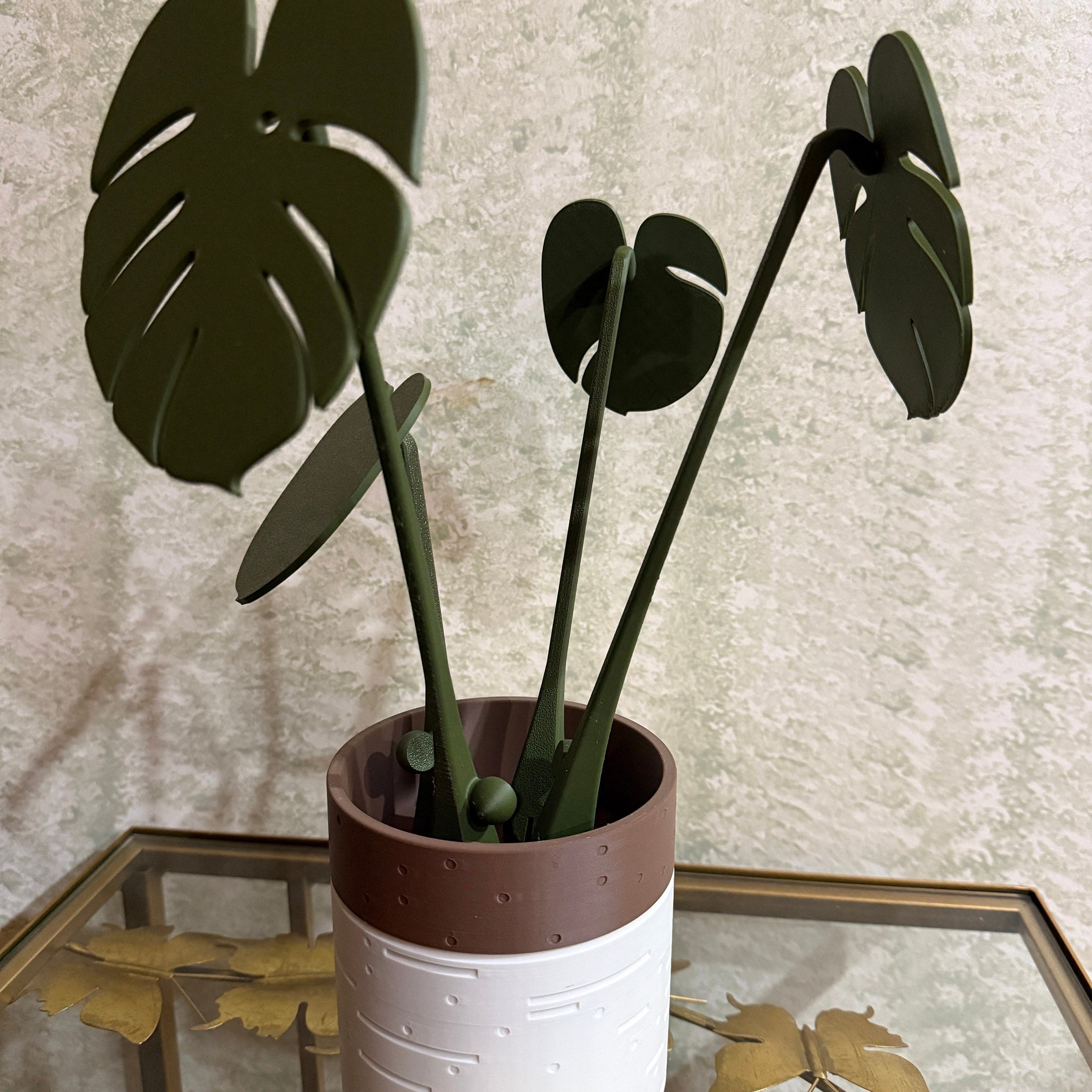 Magnetic Monstera Coasters