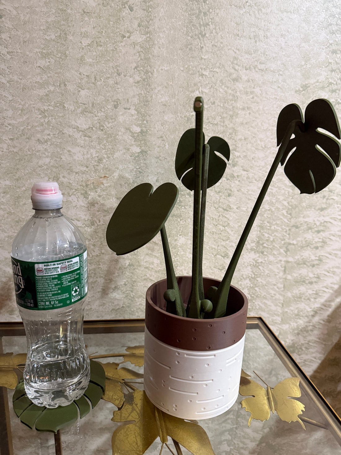 Magnetic Monstera Coasters