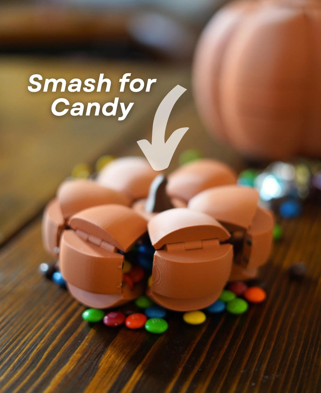 Smack O'Lantern: Smashable Pumpkin Candy Bowl